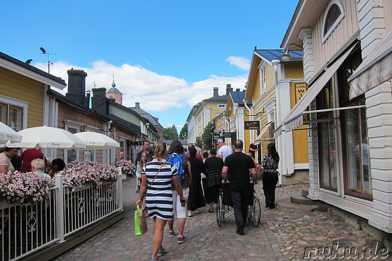 Eindrücke aus der Altstadt von Porvoo, Finnland