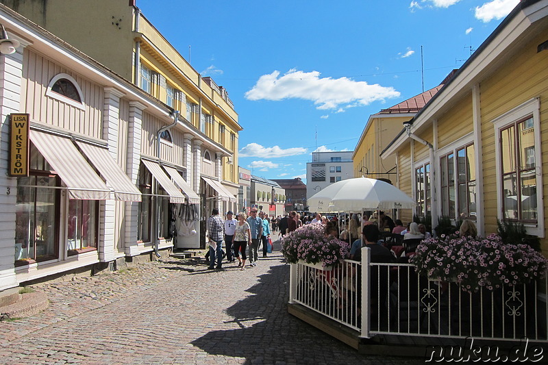 Eindrücke aus der Altstadt von Porvoo, Finnland