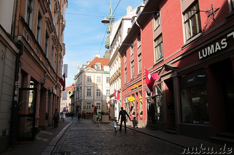 Eindrücke aus der Altstadt von Riga, Lettland