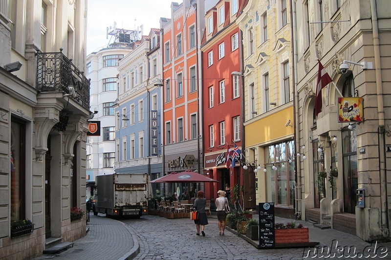 Eindrücke aus der Altstadt von Riga, Lettland