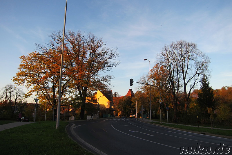 Eindrücke aus der Altstadt von Taus (Domazlice) in Tschechien