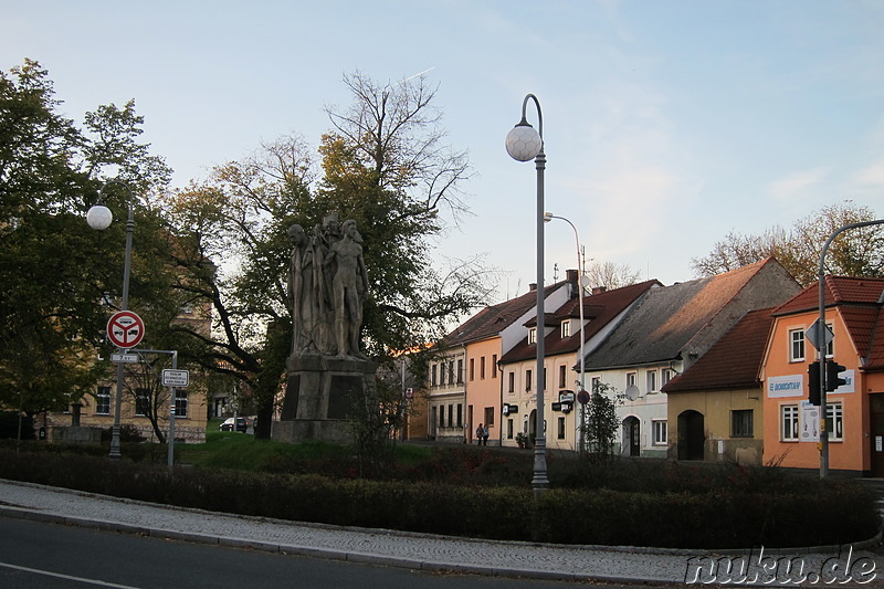 Eindrücke aus der Altstadt von Taus (Domazlice) in Tschechien