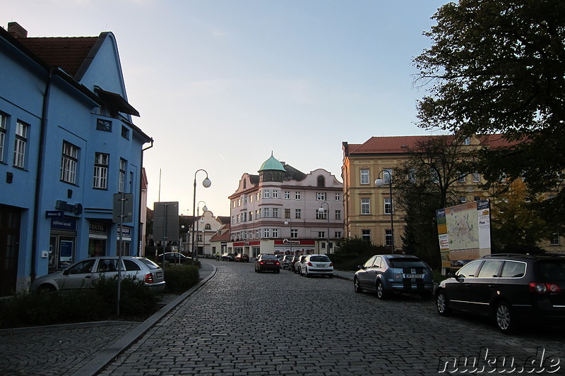 Eindrücke aus der Altstadt von Taus (Domazlice) in Tschechien