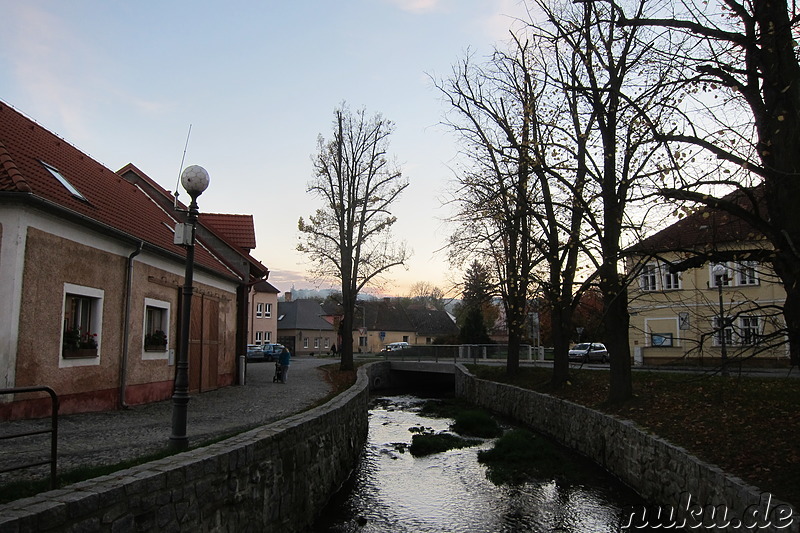 Eindrücke aus der Altstadt von Taus (Domazlice) in Tschechien