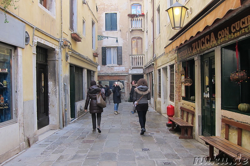 Eindrücke aus der Altstadt von Venedig, Italien