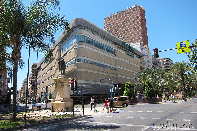 Eindrücke aus der Innenstadt von Alicante, Spanien