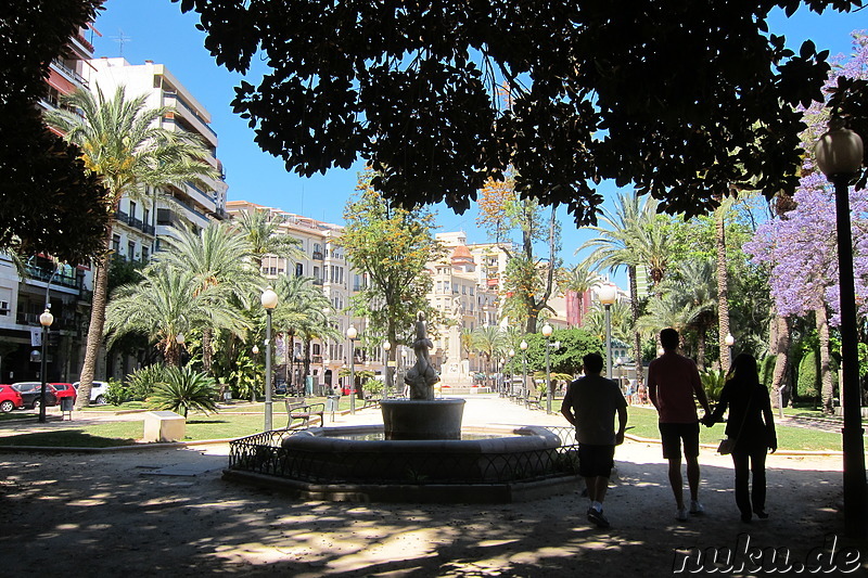 Eindrücke aus der Innenstadt von Alicante, Spanien