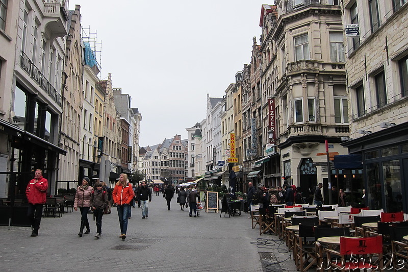 Eindrücke aus der Innenstadt von Antwerpen, Belgien