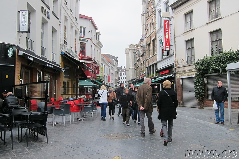 Eindrücke aus der Innenstadt von Antwerpen, Belgien