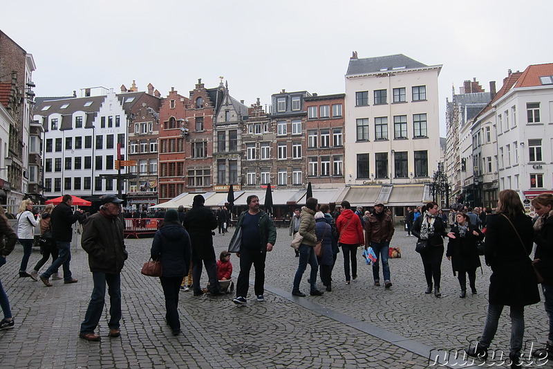Eindrücke aus der Innenstadt von Antwerpen, Belgien