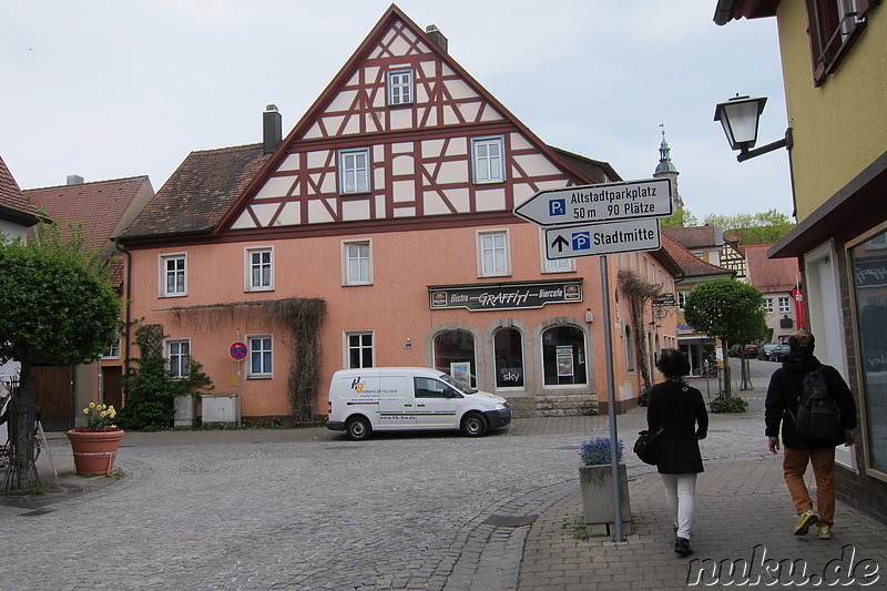 Eindrücke aus der Innenstadt von Bad Windsheim, Franken, Bayern