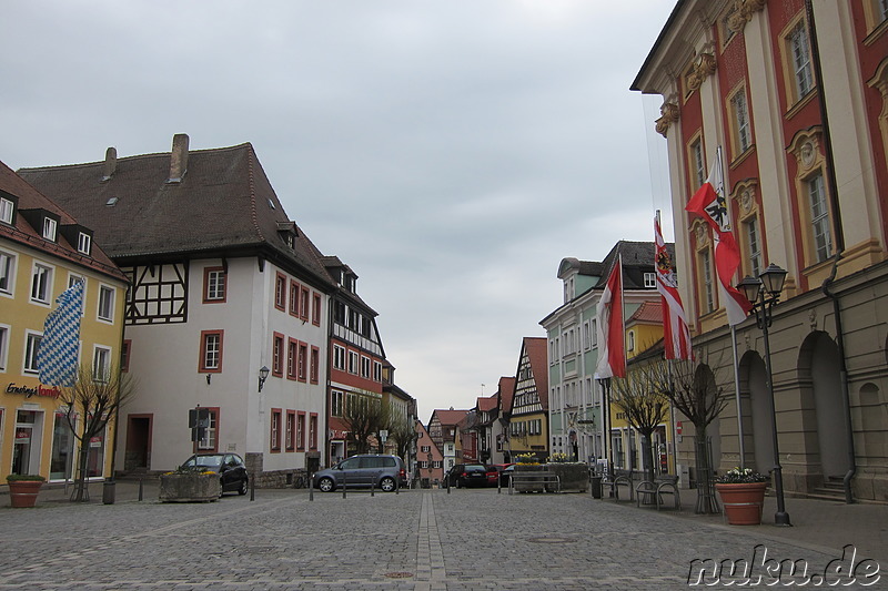 Eindrücke aus der Innenstadt von Bad Windsheim, Franken, Bayern