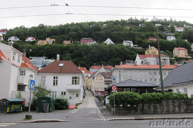 Eindrücke aus der Innenstadt von Bergen, Norwegen