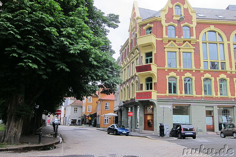 Eindrücke aus der Innenstadt von Bergen, Norwegen