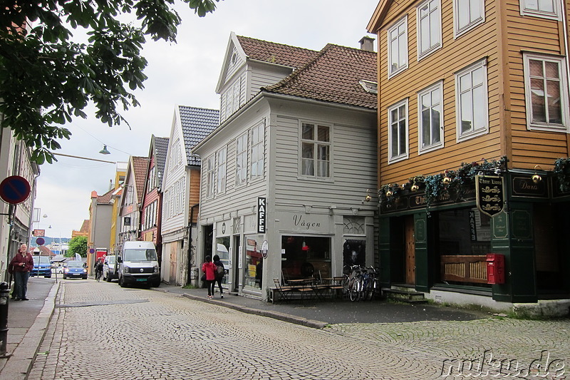 Eindrücke aus der Innenstadt von Bergen, Norwegen