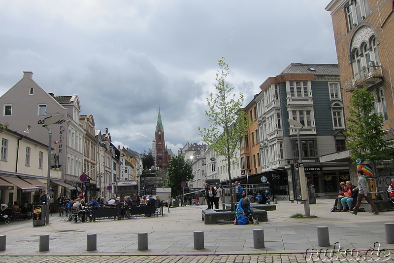 Eindrücke aus der Innenstadt von Bergen, Norwegen