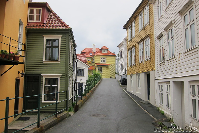 Eindrücke aus der Innenstadt von Bergen, Norwegen