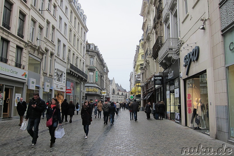 Eindrücke aus der Innenstadt von Brüssel, Belgien