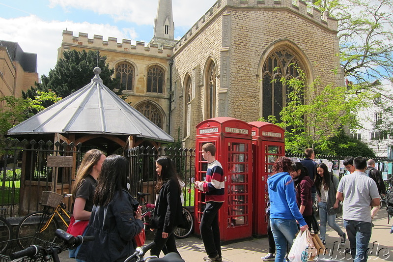 Eindrücke aus der Innenstadt von Cambridge, England