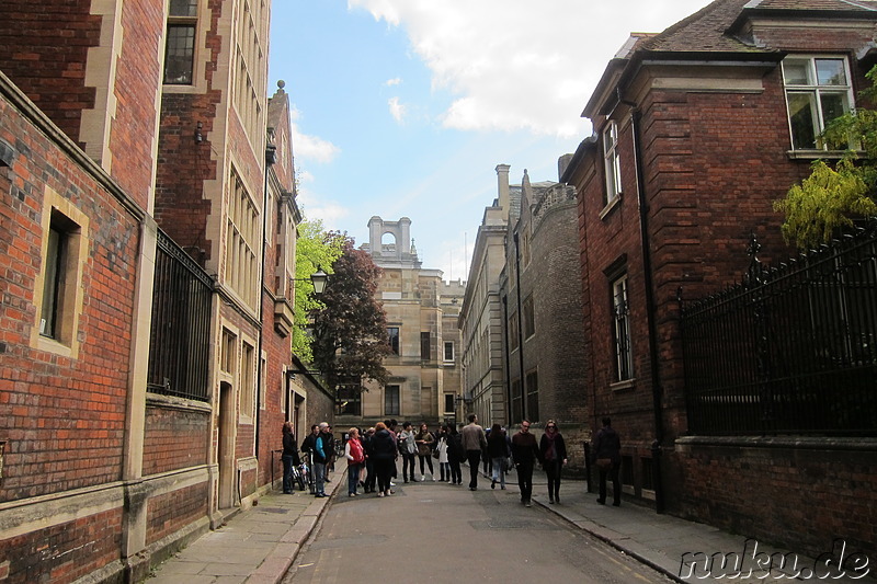 Eindrücke aus der Innenstadt von Cambridge, England