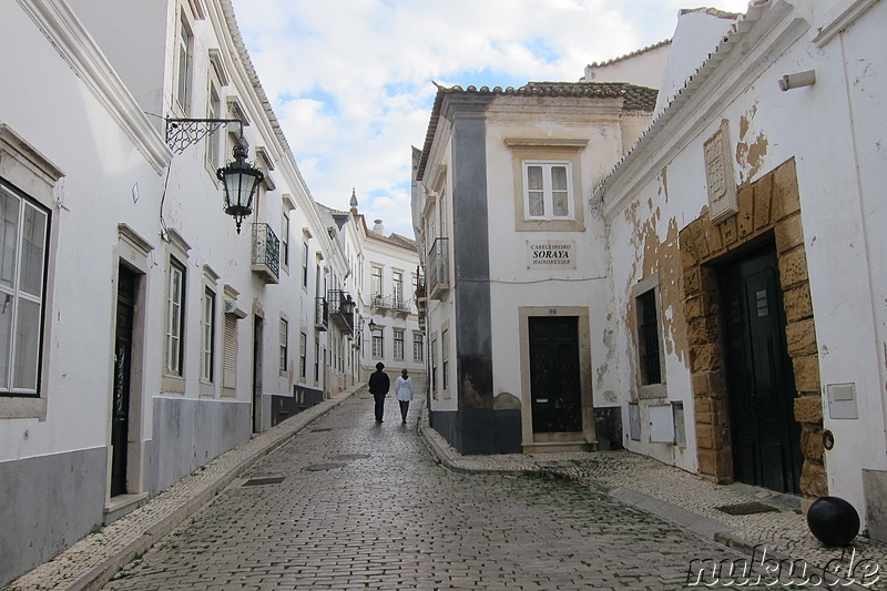 Eindrücke aus der Innenstadt von Faro, Portugal