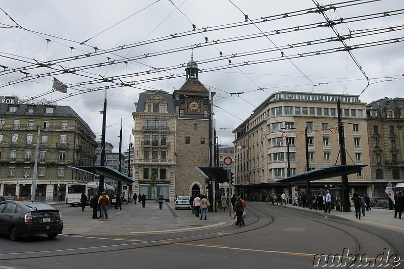 Eindrücke aus der Innenstadt von Genf, Schweiz