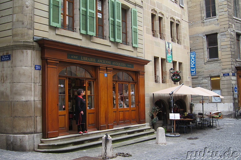 Eindrücke aus der Innenstadt von Genf, Schweiz