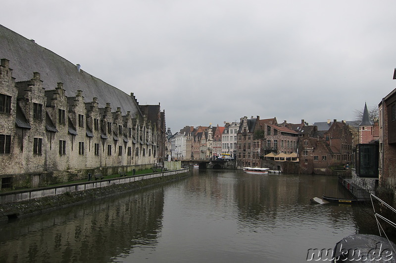 Eindrücke aus der Innenstadt von Gent, Belgien