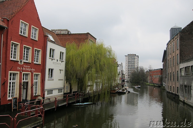 Eindrücke aus der Innenstadt von Gent, Belgien