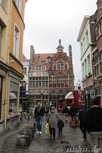 Eindrücke aus der Innenstadt von Gent, Belgien