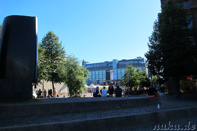 Eindrücke aus der Innenstadt von Helsinki, Finnland