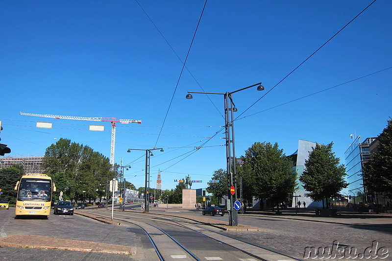 Eindrücke aus der Innenstadt von Helsinki, Finnland