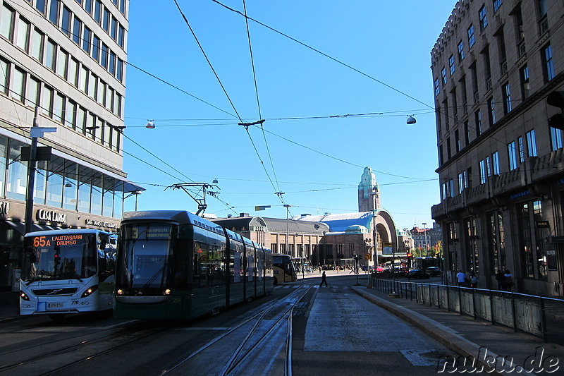 Eindrücke aus der Innenstadt von Helsinki, Finnland