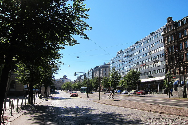 Eindrücke aus der Innenstadt von Helsinki, Finnland