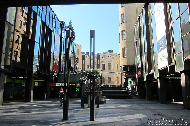 Eindrücke aus der Innenstadt von Helsinki, Finnland