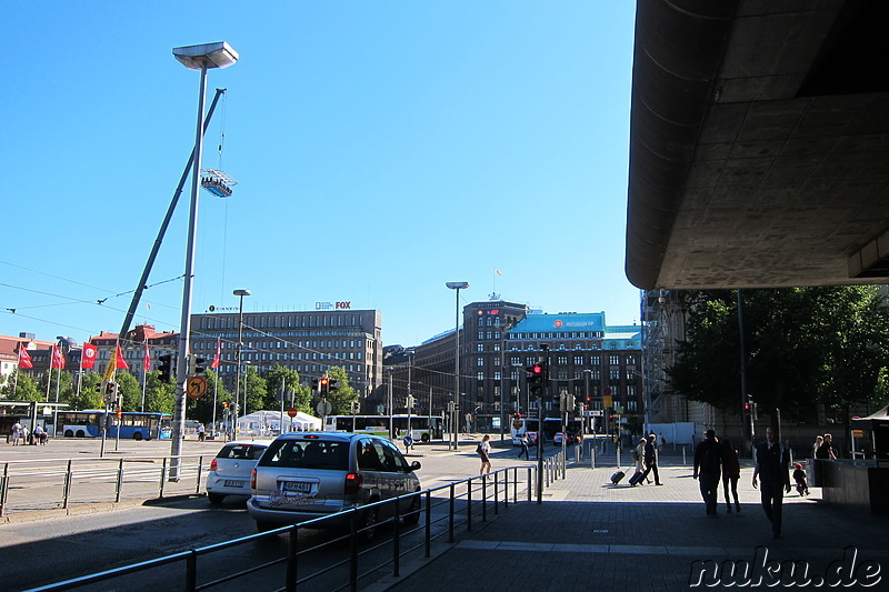 Eindrücke aus der Innenstadt von Helsinki, Finnland