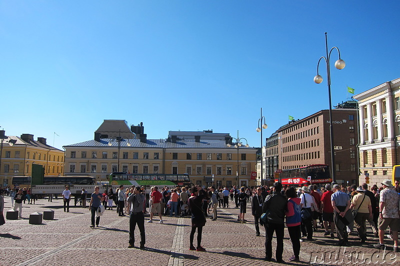 Eindrücke aus der Innenstadt von Helsinki, Finnland