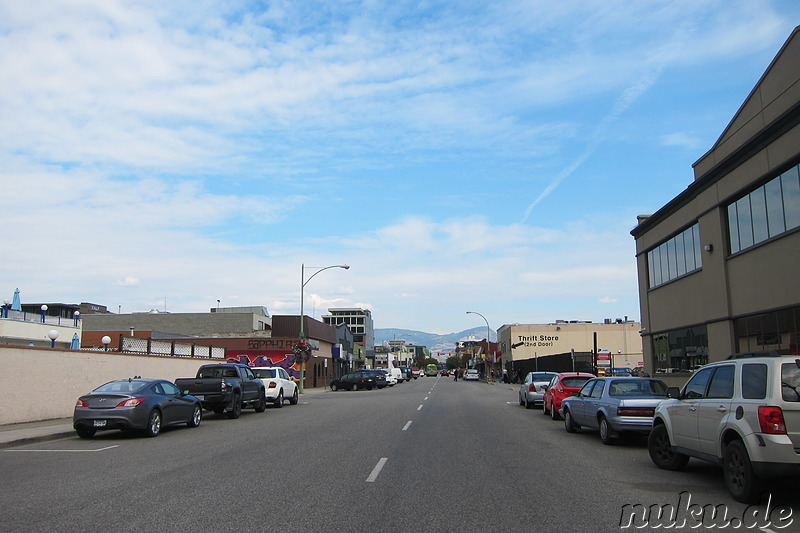 Eindrücke aus der Innenstadt von Kelowna, Kanada