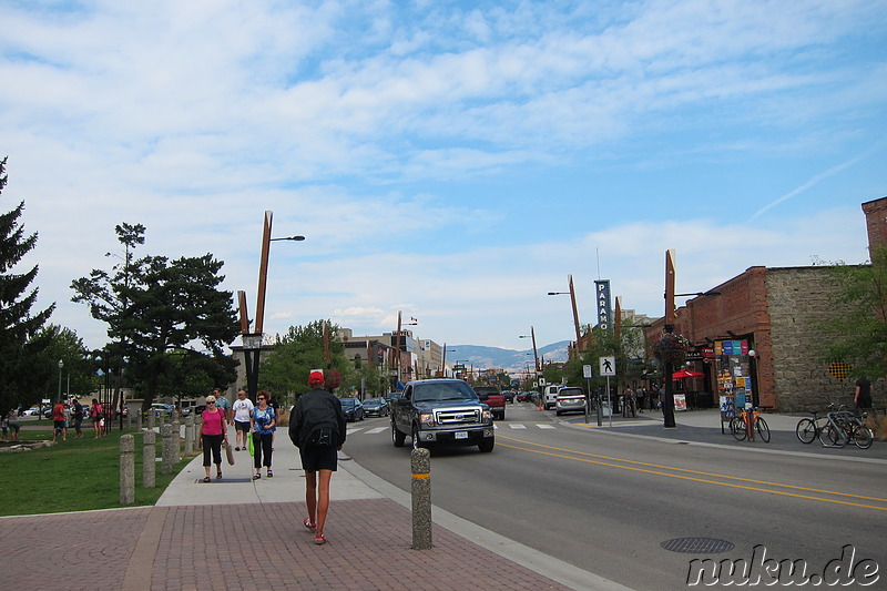 Eindrücke aus der Innenstadt von Kelowna, Kanada