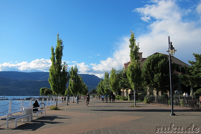 Eindrücke aus der Innenstadt von Kelowna, Kanada