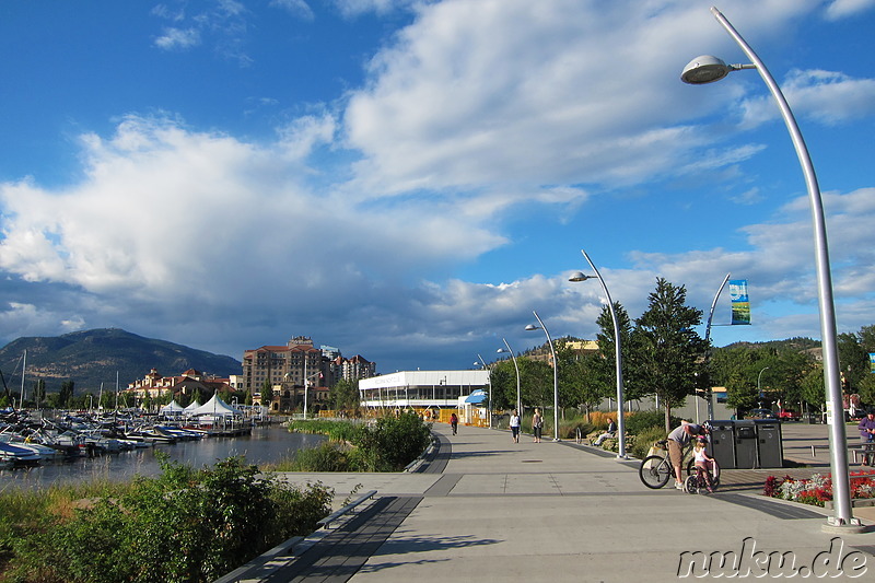 Eindrücke aus der Innenstadt von Kelowna, Kanada