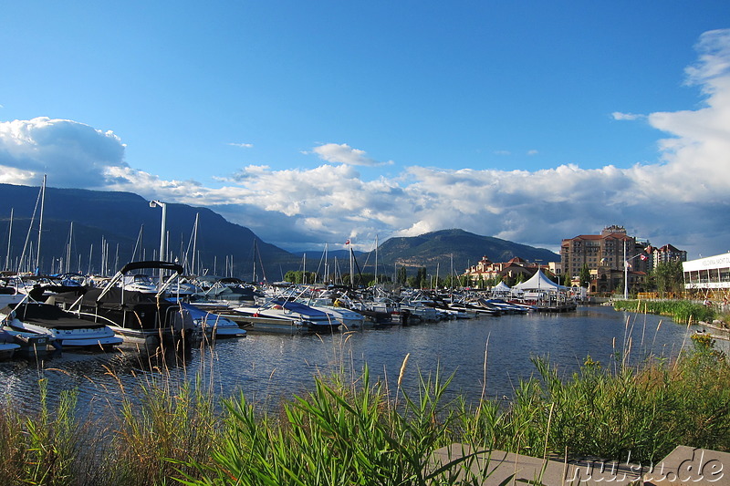 Eindrücke aus der Innenstadt von Kelowna, Kanada