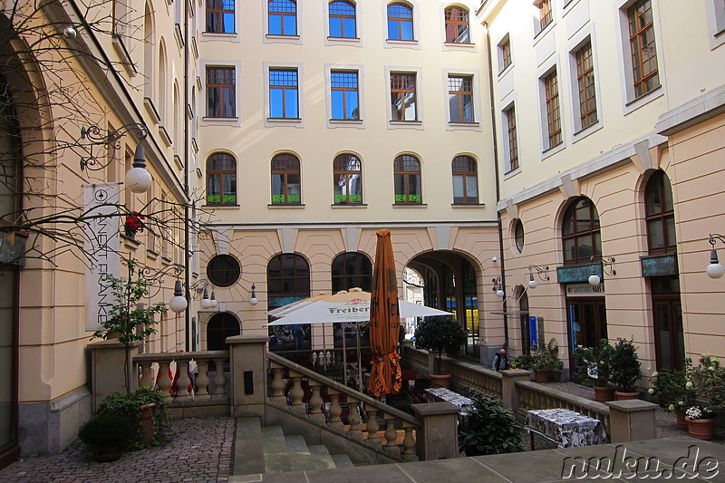 Eindrücke aus der Innenstadt von Leipzig, Sachsen