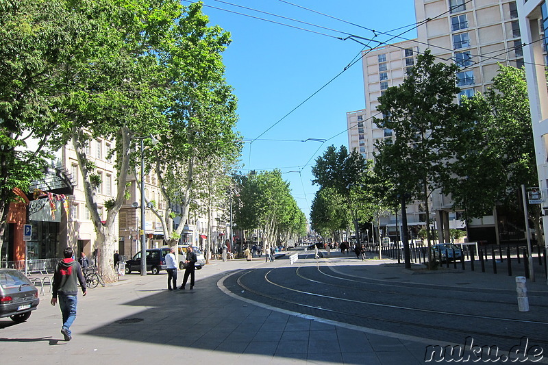 Eindrücke aus der Innenstadt von Marseille, Frankreich