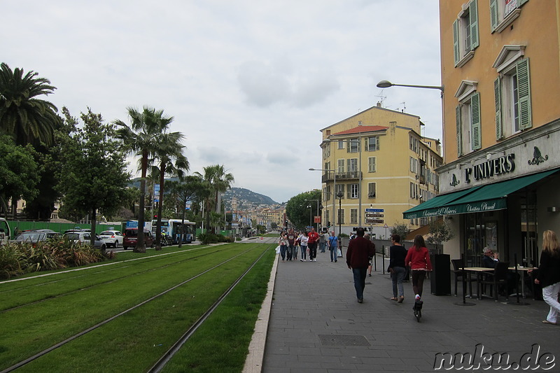 Eindrücke aus der Innenstadt von Nizza, Frankreich