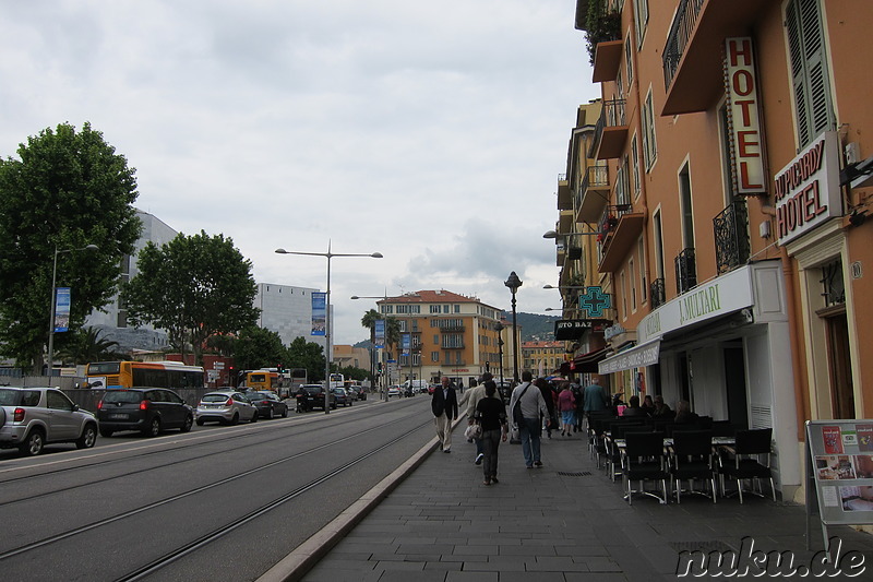 Eindrücke aus der Innenstadt von Nizza, Frankreich