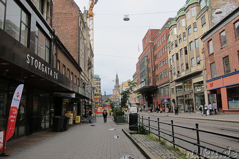 Eindrücke aus der Innenstadt von Oslo, Norwegen