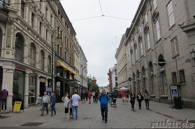 Eindrücke aus der Innenstadt von Oslo, Norwegen