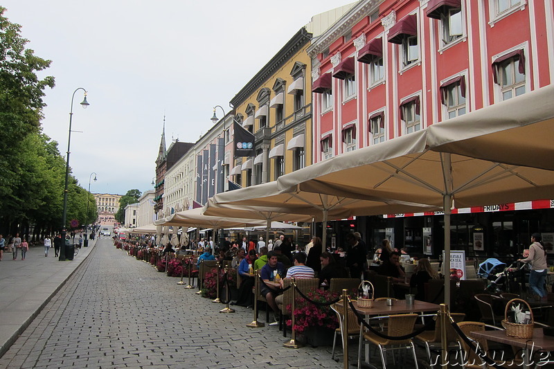 Eindrücke aus der Innenstadt von Oslo, Norwegen