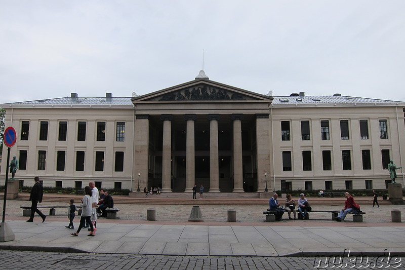 Eindrücke aus der Innenstadt von Oslo, Norwegen